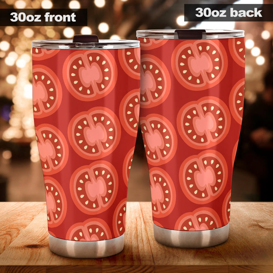 Sliced Tomato Pattern Tumbler