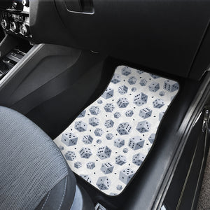 Dice Pattern Print Design 03 Front Car Mats