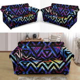 Space Colorful Tribal Galaxy Pattern Loveseat Couch Slipcover