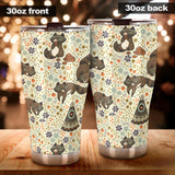 Raccoon Pattern Tumbler