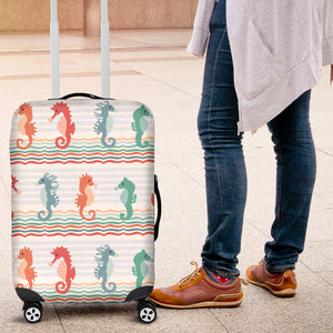 Seahorse Pattern Theme Luggage Covers