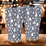 Snowflake Chirstmas Pattern Tumbler