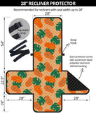 Papaya Leaves Pattern Recliner Cover Protector