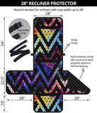 Space Colorful Tribal Galaxy Pattern Recliner Cover Protector