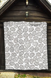 Potato Chips Pattern Print Design 03 Premium Quilt