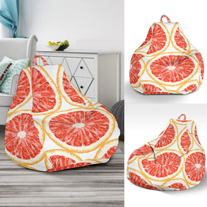 Sliced Grapefruit Pattern Bean Bag Cover