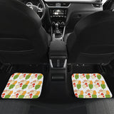 Sandwich Pattern Print Design 02 Front and Back Car Mats