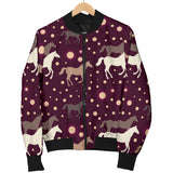 Horse Pattern Background Men Bomber Jacket