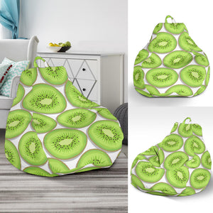 Sliced Kiwi Pattern Background Bean Bag Cover