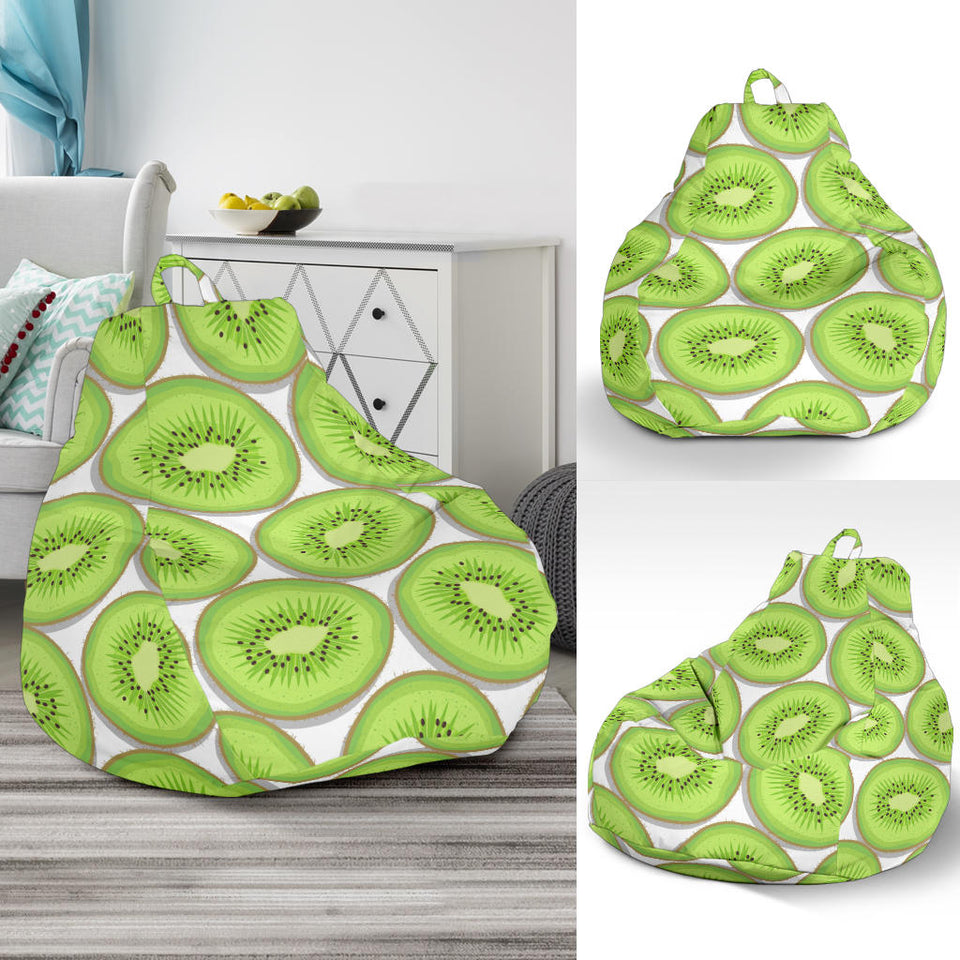 Sliced Kiwi Pattern Background Bean Bag Cover