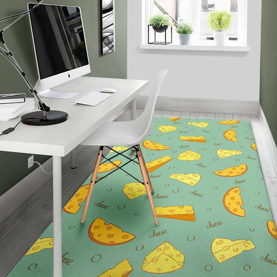 Cheese Pattern Background Area Rug