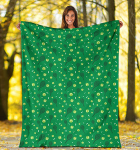 Tennis Pattern Print Design 03 Premium Blanket