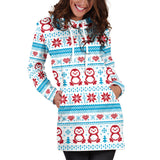 Penguin Sweater Printed Pattern Women Hoodie Dress