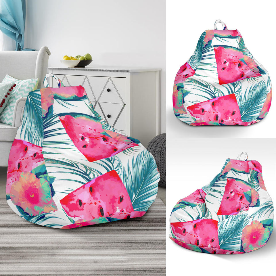 Watermelon Flower Pattern Bean Bag Cover