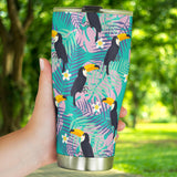 Toucan Pattern Background Tumbler