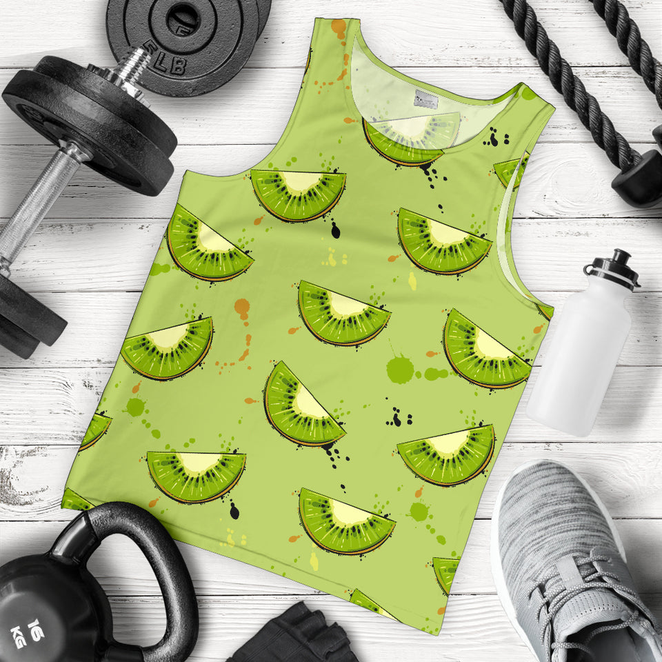 Kiwi Pattern Background Men Tank Top