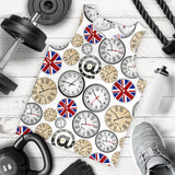 Wall Clock UK Pattern Men Tank Top