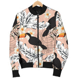 Toucan Theme Pattern Women Bomber Jacket