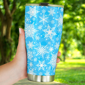 Snowflake Pattern Tumbler