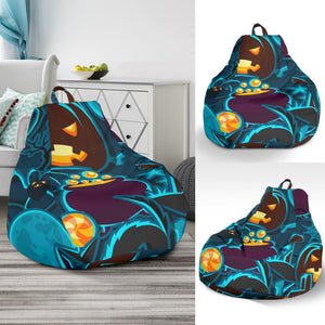 Halloween Pumpkin Cat Pattern Bean Bag Cover