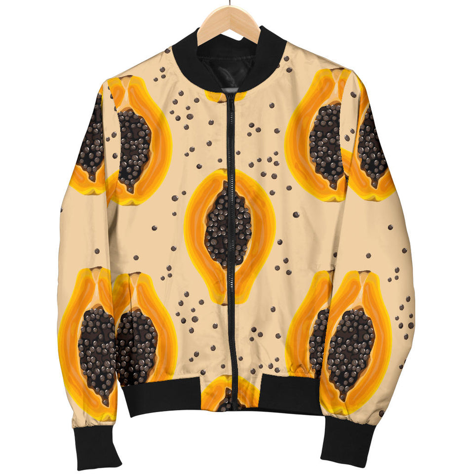 Papaya Pattern Men Bomber Jacket