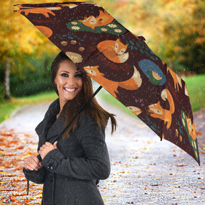 Fox Pattern Umbrella