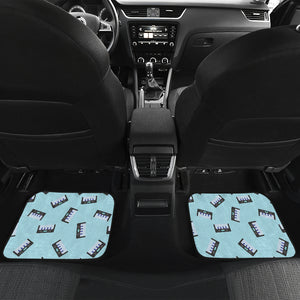 Piano Pattern Print Design 05 Front and Back Car Mats