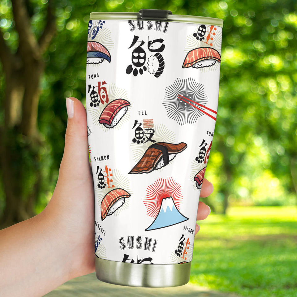 Sushi Japanese Pattern Tumbler