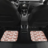 Sausage Pattern Print Design 02 Front and Back Car Mats