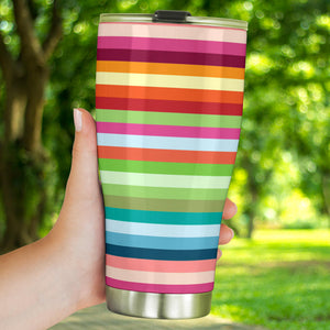 Rainbow Pattern Tumbler