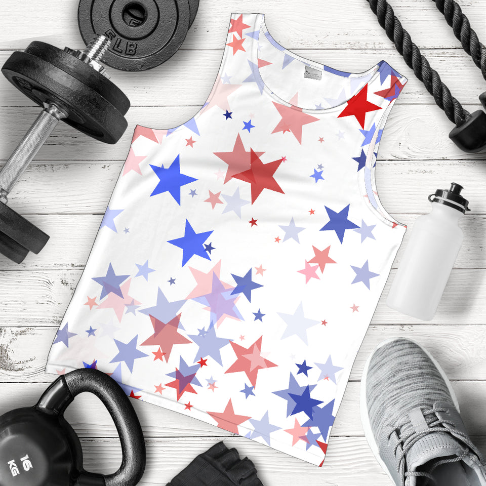 USA Star Pattern Men Tank Top