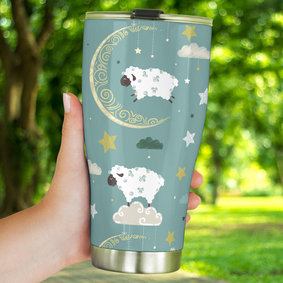 Sheep Sweet Dream Pattern Tumbler