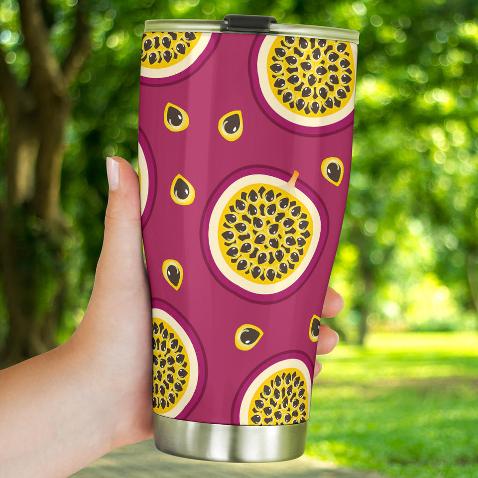 Sliced Passion Fruit Pattern Tumbler