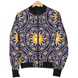 Sun Pattern Men Bomber Jacket