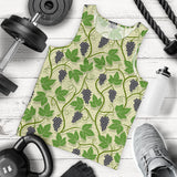 Grape Leaves Pattern Men Tank Top