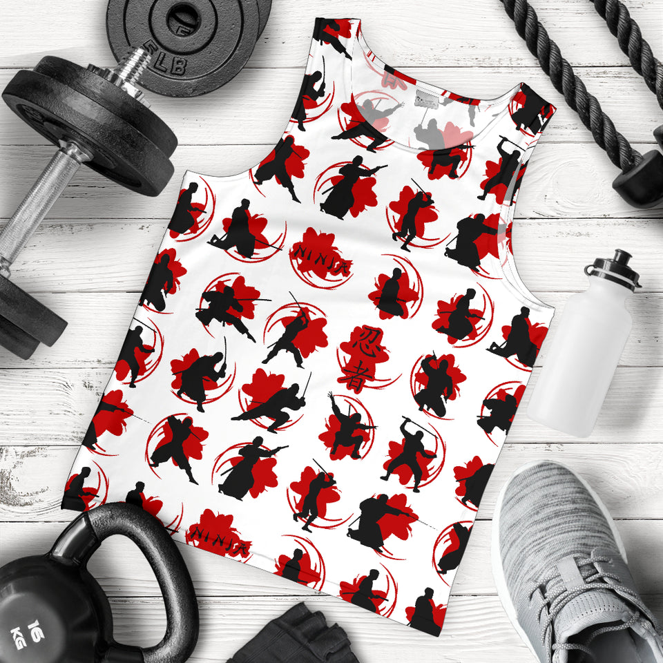 Ninja Pattern Men Tank Top