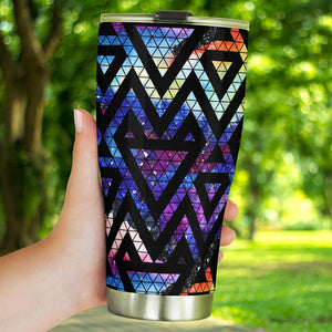 Space Colorful Tribal Galaxy Pattern Tumbler