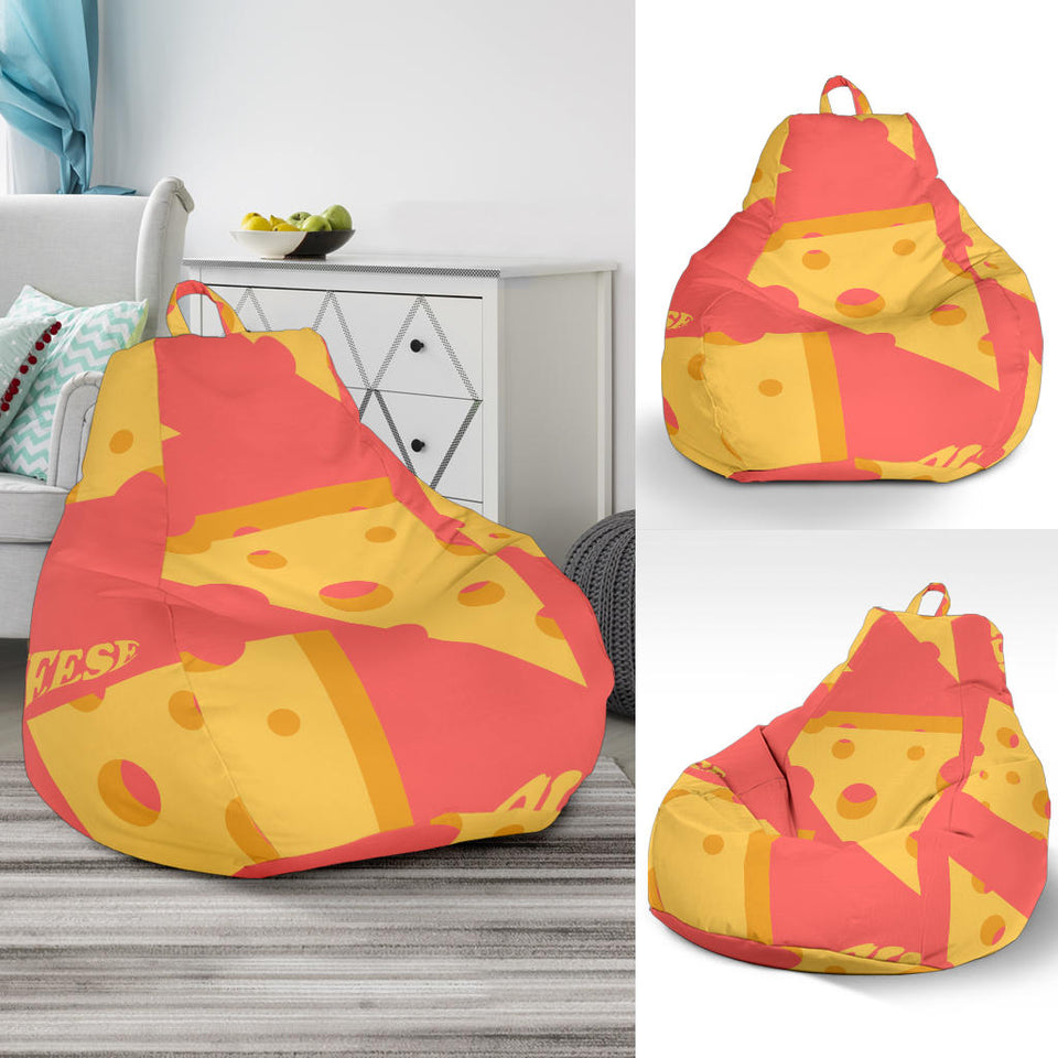 Sliced Cheese Pattern  Bean Bag Cover