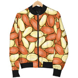 Peanut Pattern Background Men Bomber Jacket