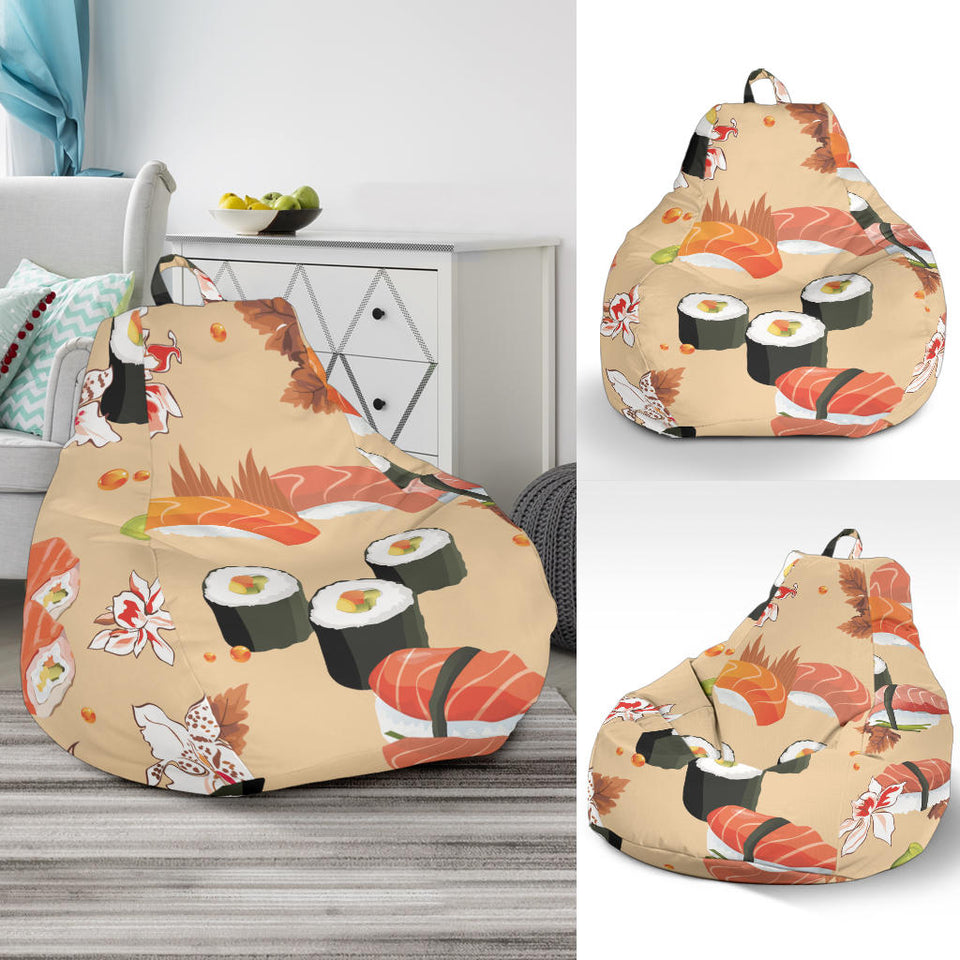 Sushi Pattern Bean Bag Cover