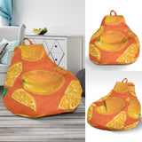 Orange Pattern background Bean Bag Cover