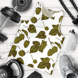 Hop Leaves Pattern Men Tank Top