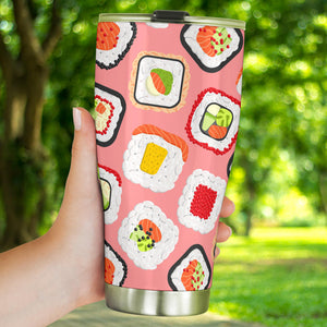 Sushi Roll Pattern Tumbler