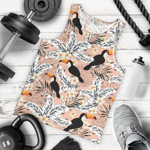 Toucan Theme Pattern Men Tank Top