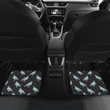 Pigeon Pattern Print Design 01 Front and Back Car Mats