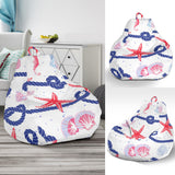 Starfish Shell Rope Pattern Bean Bag Cover