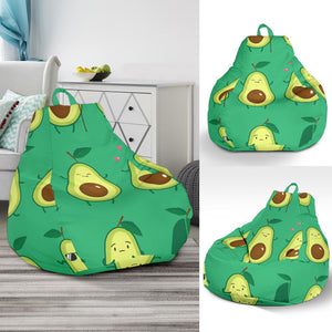 Cute Avocado Pattern Bean Bag Cover