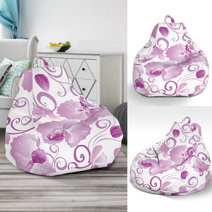 Orchid Pattern Bean Bag Cover