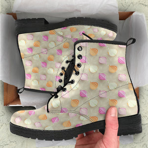 Onion Pattern Theme Leather Boots