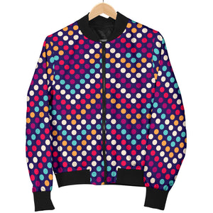 Zigzag Chevron Pokka Dot Aboriginal Pattern Men Bomber Jacket